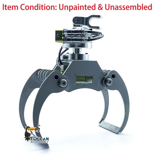 Metal Hydraulic Claw for 1/14 RC Crane Dump Truck Dumper Construction Vehicle - Picture 2 of 4