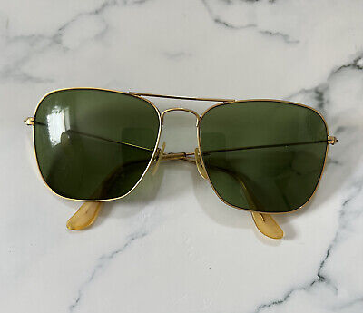 Ray Ban B&L ヴィンテージ カラーレンズ サングラス 12K GF Vintage B&L Ray Ban Bausch & Lomb Green Sunglasses 1/10 12k