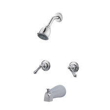 Pfister 03-81bc 2 Handle Tub  Shower Trim Chrome Valve Not Included 