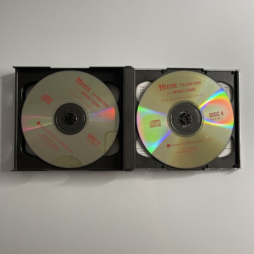 Heretic, Bernard Cornwell (2003) Audio Book Novel on CD, 5 Disc - Grail Quest #3 - Foto 5 di 8