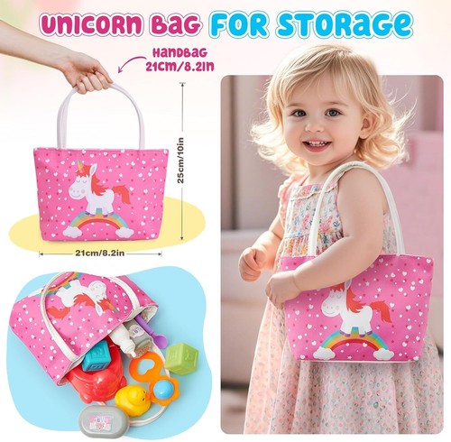 22Pcs Baby Doll Accessories, Care Set with Clothes Hat Diaper... - Picture 3 of 7