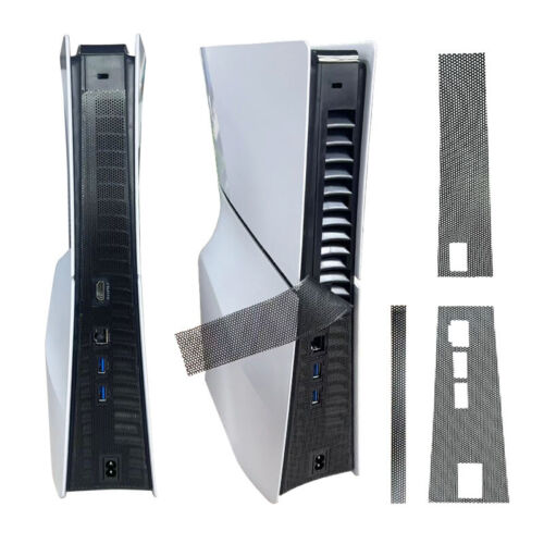 Side Dust Proof Filter Cover Dust Net And Cooling Vents For PS5 slim Console