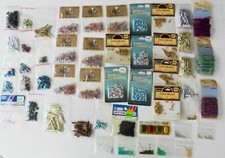 Large Lot of Jewelry Making Beads Various Sizes Styles Colors