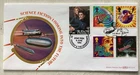 GB QEII 1995 ScienceFiction StarTrek FDC Twin Star Wars HG Wells Into The Future