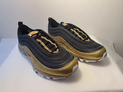 Nike Air Max 97 QS  Metallic Gold AT5458-002 NEW Men’s 8.5, Women’s 10 Sneakers