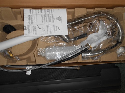NEW - KOHLER RUBINETTO CUCINA ACCIAIO INOX ESTRAIBILE TESTINA SPRAY E DISPENSER SAPONE - Foto 10 di 15