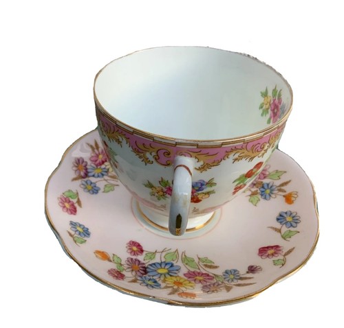 Old Royal China Vintage Floral Tea Cup & Saucer Bone China England Pre-Owned - Picture 11 of 13