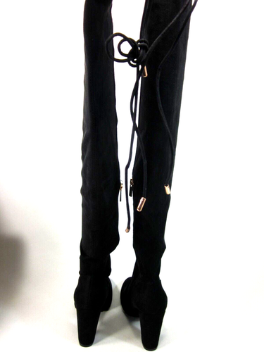 JOURNEE COLLECTION WOMEN'S MAYA OVER-THE-KNEE BOOTS,BLACK,US SIZE 7.5 MEDIUM,NEW - Picture 4 of 8