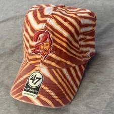 Tampa Bay Buccaneers ’47 Brand Cleanup Throwback Zubaz Retro Bucs Adjustable Hat
