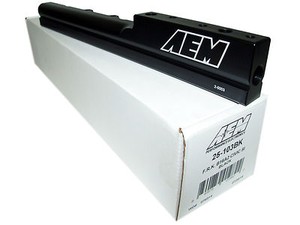 AEM 99-00 Honda Civic Si Black Fuel Rail 25-103BK