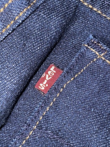 Jeans Levi's San Francisco Mujer 10/30 Curva Negrita Clásica Corte Bota Lavado Oscuro NUEVO - Imagen 6 de 8