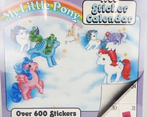 Vintage My Little Pony Sealed Sticker Calendars 1986 / 2025 - NOS - Picture 2 of 9