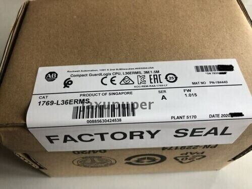 1PZ Nuovo Sigillato Allen Bradley 1769-L36ERMS SER A CompactLogix Movimento 3MB - Foto 1 di 3