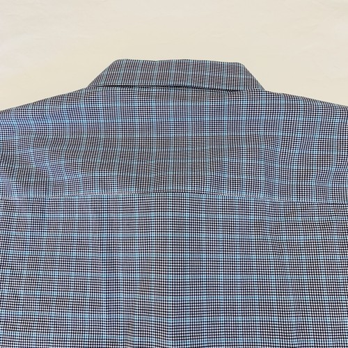 Camisa Theory Para Hombres L/S Limpia Enmascarada Botón Guinga Frontal Talla X Grande XL $185 - Imagen 9 de 10