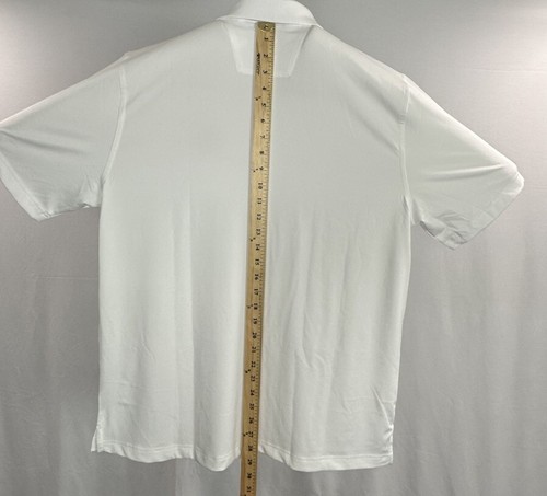 Harvard University Poloshirt Herren Large weiß Cutter & Buck Stretch UPF neu mit Etikett - Bild 9 von 12