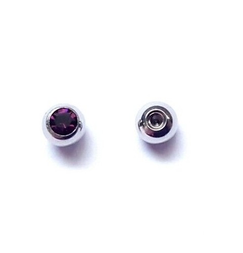 GREAT VALUE 14g (1.6mm) x 8/10/12/14/16 & 19mm Single Gem Tongue Bar *UK SELLER* - Picture 6 of 16
