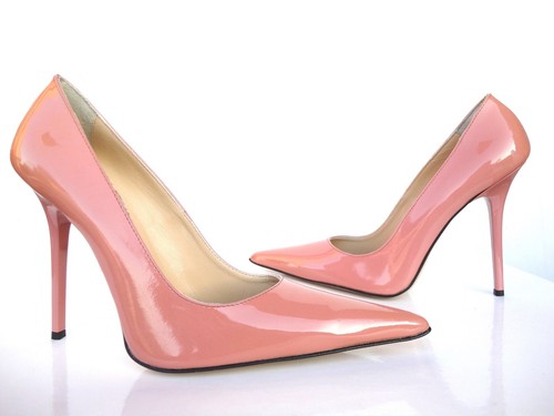 GIOHEL ITALY HEELS POINTY TOE PUMPS SCHUHE LEATHER DECOLTE PINK NUDE CIPRIA 38 - Imagen 4 de 7