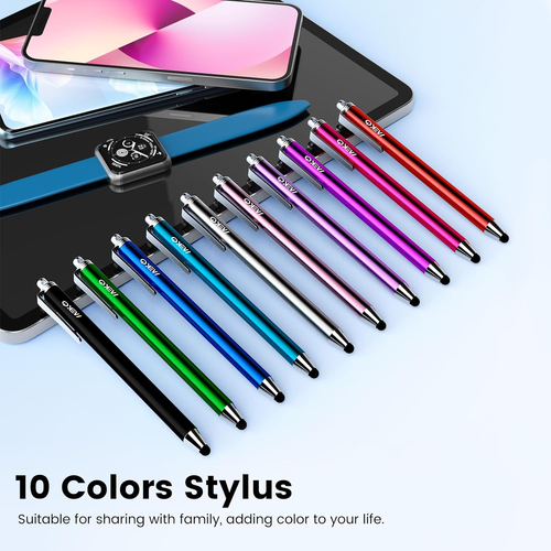 Stylus Pens for Touchscreens, MEKO 10 Pack 0.24" High Precision multicolored - Picture 3 of 12