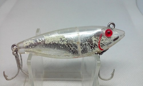 Vtg L&S MirrOlure 32MD Clr Silver Foil 3" Below Surface Twitchbait fishing Lure - Picture 3 of 7
