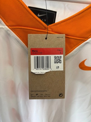 Tennessee Volunteers Men's L Nike Dri-FIT College Game Jersey 16 New Crosslin - Picture 6 of 11