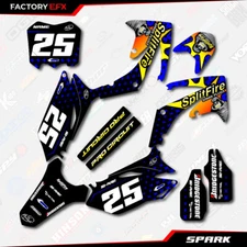 Blue Spark Racing Graphics Kit fits Honda CRF250 10-13 Crf 250 Crf250f