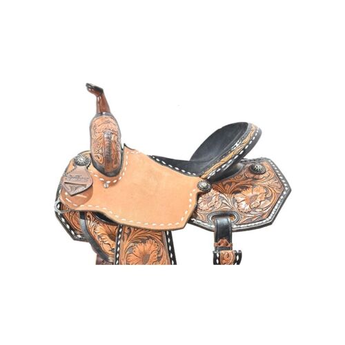 Used 14.5" Scott Thomas Barrel Racing Saddle Code: U145STSBR300 - Picture 3 of 12