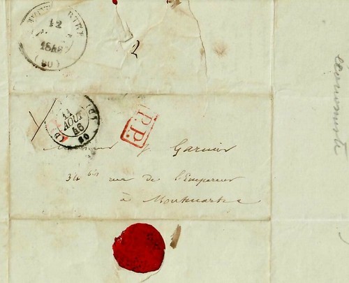 "19th Century French Economist" Léon Faucher Hand Written Letter From 1846 COA - Picture 2 of 3