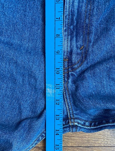Blue Jeans Levi's 505 42 x 31 Herren Regular Fit Straight Leg 100% Baumwolle - Bild 9 von 9