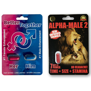 Better Together Incredible Alpha Mens Sex Enhancer (12) Packs Samples