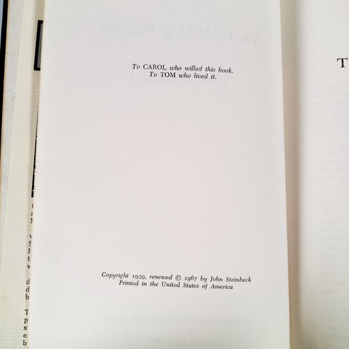The Grapes of Wrath JOHN STEINBECK International Collectors Library HC 1967 - Imagen 6 de 7