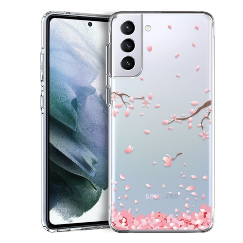 Flower Design Phone Case Clear Soft Cover For Samsung Galaxy S23 S22 S21 FE S24 - Picture 12 of 98