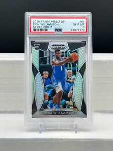 Zion Williamson 2019-20 Panini Prizm DP Draft #1 Silver Prizm PSA 10 Gem Mint