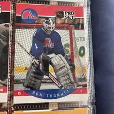 1990-91 NHL Pro Set Ron Tugnutt Quebec Nordiques #258