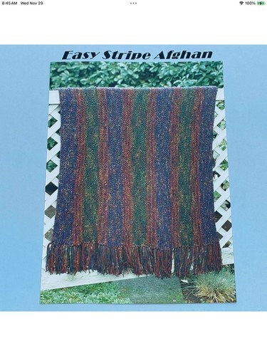VTG Boutique Artisan Knitting Pattern Landscape Shawl, Neck Scarf & Easy Afghan - Picture 11 of 15