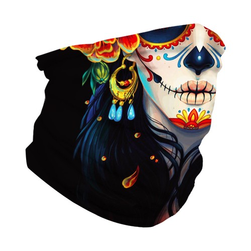 Deluxe Tube Bandana Scarf Neck Gaiter Head Face Mask Multi-use Outdoor Cap Lot - Picture 175 of 215