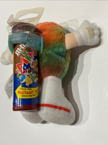 M&M Mutant Minis Swarmees Swirlin Merlin Stuffed Animal 1999 W Original Candy - Picture 4 of 9