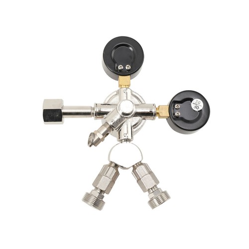 CO2 Druckminderer Manometer doppelt Schankanlage Zapfanlage Hauptdruckminderer - Bild 10 von 16
