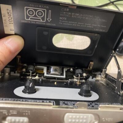 SONY カセットウォークマン　WM-EX66 リモコン　RM-77E Sony Cassette Walkman Wm-Ex66 Remote Control Rm-77E Junk | eBay
