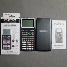 NADEX C-270 Scientific Calculator with Graph Over 360 Functions NEW OPEN BOX