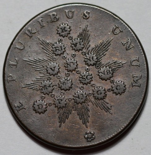 (c1790's) Plain Edge - Kentucky Token - US Copper Colonial Coin - Picture 7 of 8