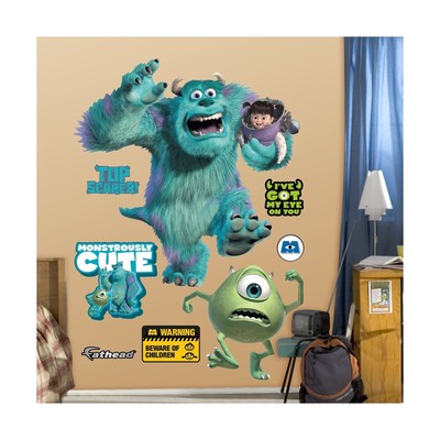 Fathead Monsters Inc Graphic Wall Decor 885671086702 Ebay