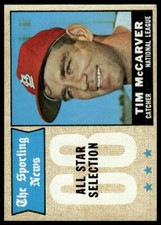1968 Topps #376 Tim McCarver
