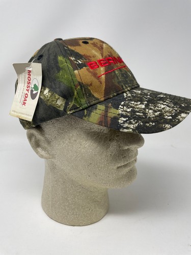 Camo Camouflage Hunting Hunter Embroidered Bernhard Strap Back Cap Hat Mossy Oak - Picture 4 of 7