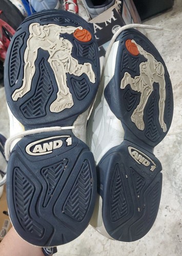 ULTRA RARE VINTAGE 1999 ORIGINAL STEPHON MARBURY AND1 BASKETBALLSCHUHE HERREN US13 - Bild 6 von 12