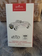2022 Hallmark KEEPSAKE "GREASED LIGHTNING" 1948 Ford Deluxe Convertible GREASE