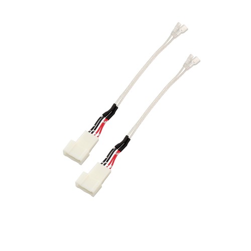4PC Upgrade Front Dash Tweeter Speaker Wire Harness Adapter For Select Toyota - Picture 3 of 4