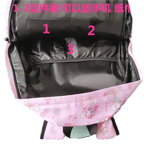 My Melody Cute Backpack Cartoon Student School Bag Gifts Pink Satchel Travel Bag - Picture 13 of 15