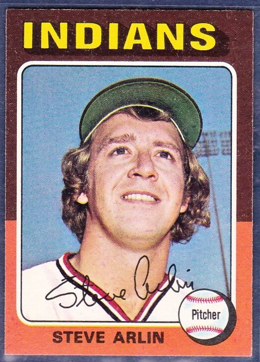 1975 Topps Baseball Card - Steve Arlin #159