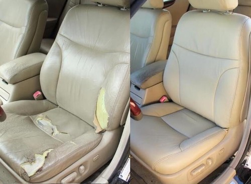 Für 2010-2018 Dodge Ram 1500 Laramie Vorne Unten Sitzbezüge (DS) - LEDER BEIGE - Bild 11 von 13