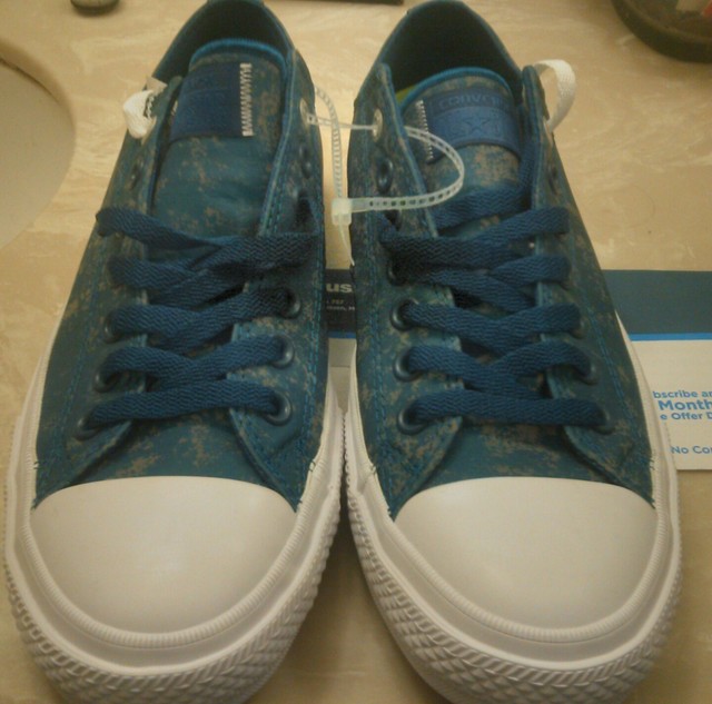 CONVERSE CHUCK TAYLOR All Star II Ox Reflective Wash M Blue LagoonPure SilverW CONVERSE CHUCK TAYLOR All Star II Ox Reflective Wash M Blue LagoonPure SilverW